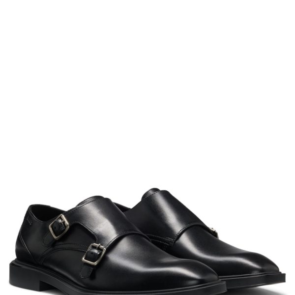 Chaussures en cuir à double bride – Hugo Boss