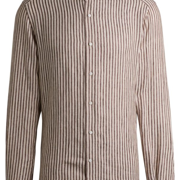 Chemise Regular en lin italien à rayures – Hugo Boss