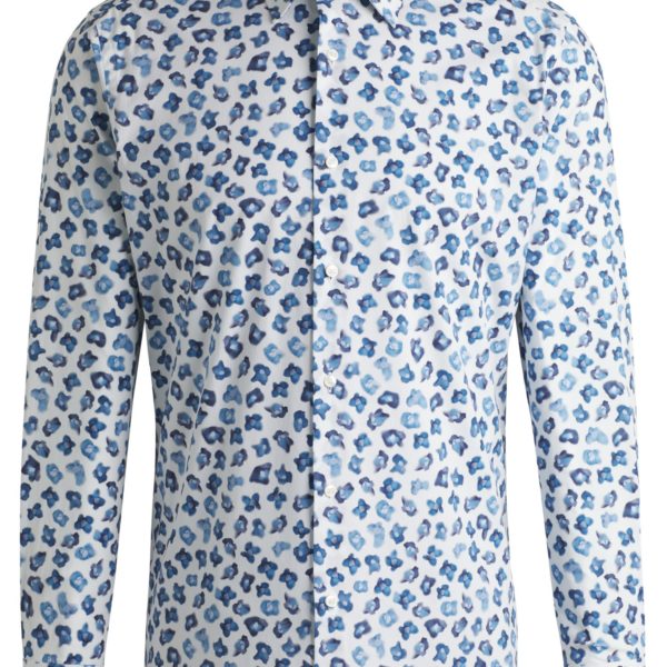 Chemise Regular en popeline de coton stretch avec imprimé à fleurs – Hugo Boss