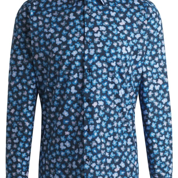 Chemise Regular en popeline de coton stretch avec imprimé à fleurs – Hugo Boss