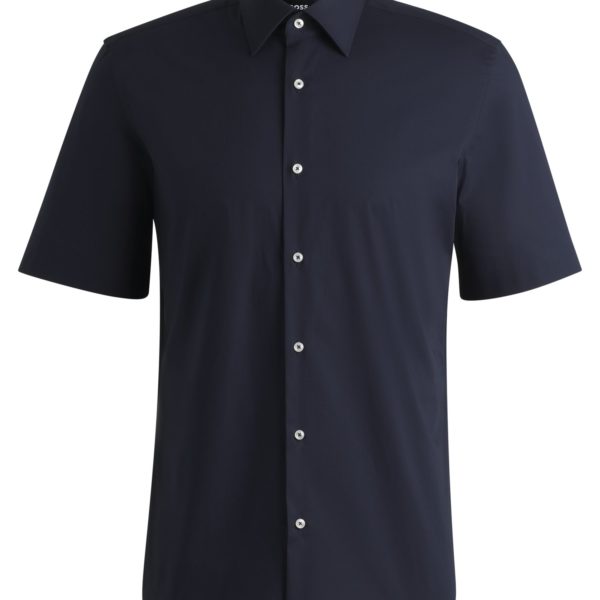 Chemise Regular en popeline de coton stretch facile à repasser – Hugo Boss