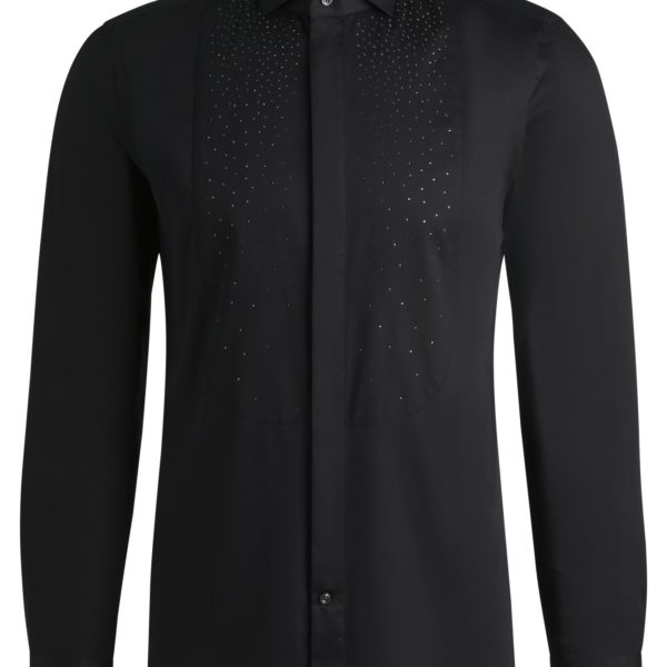 Chemise habillée Slim avec plastron à ornements – Hugo Boss