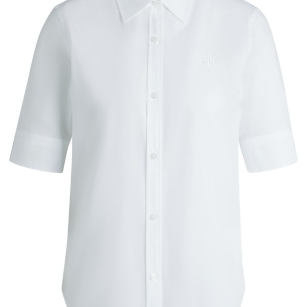 Chemisier Regular en toile de coton – Hugo Boss