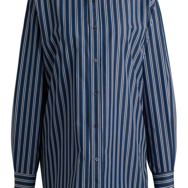 Chemisier Slim en coton à rayures et monogramme – Hugo Boss