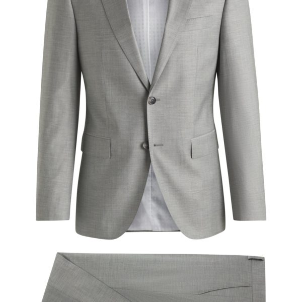 Hugo Boss Costume deux pièces Regular en laine mélangée