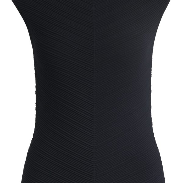 Haut à col V en maille structurée – Hugo Boss