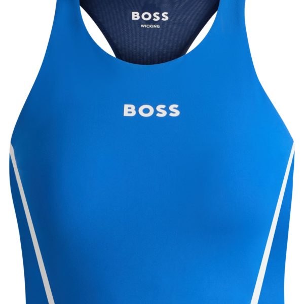 Haut court en jersey stretch avec détails en mesh – Hugo Boss