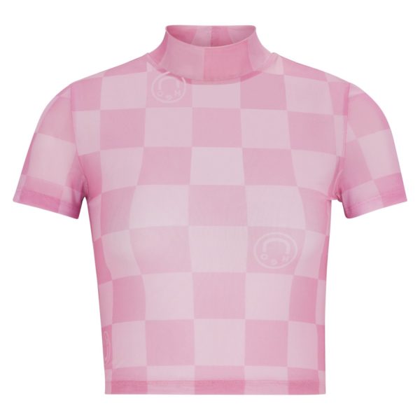 Haut court en mesh stretch imprimé – Hugo Boss