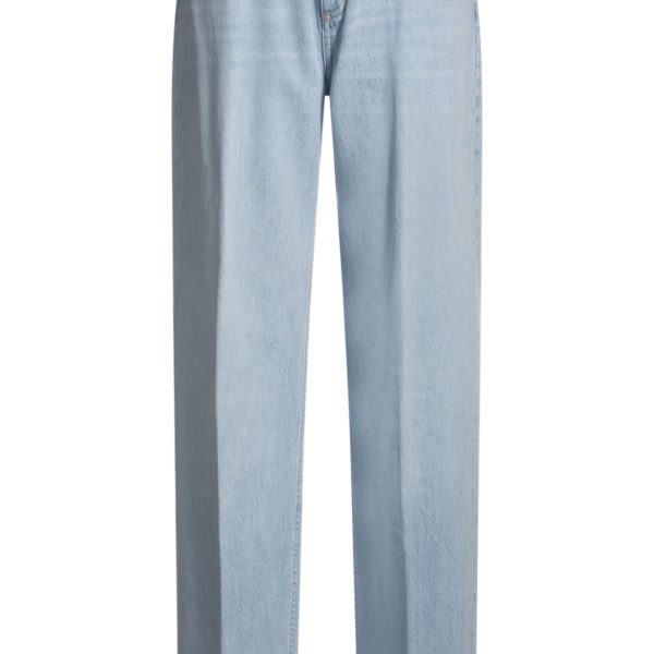 Jean Boyfriend en denim rigide bleu – Hugo Boss