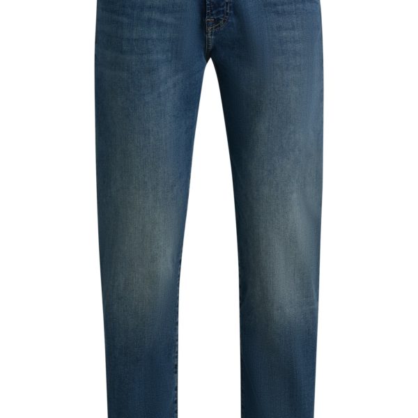 Jean Regular Maine en denim bleu très stretch – Hugo Boss
