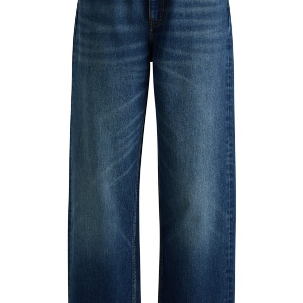 Jean Relaxed en denim rigide bleu – Hugo Boss