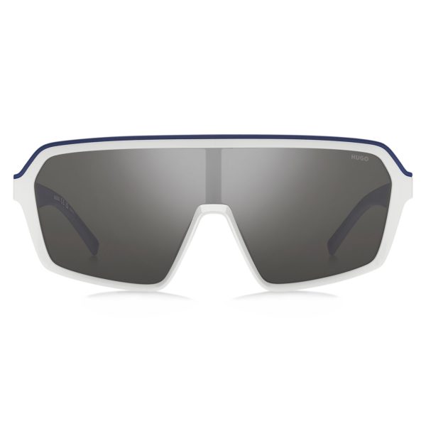 Lunettes de soleil style masque avec verres teintés gris – Hugo Boss