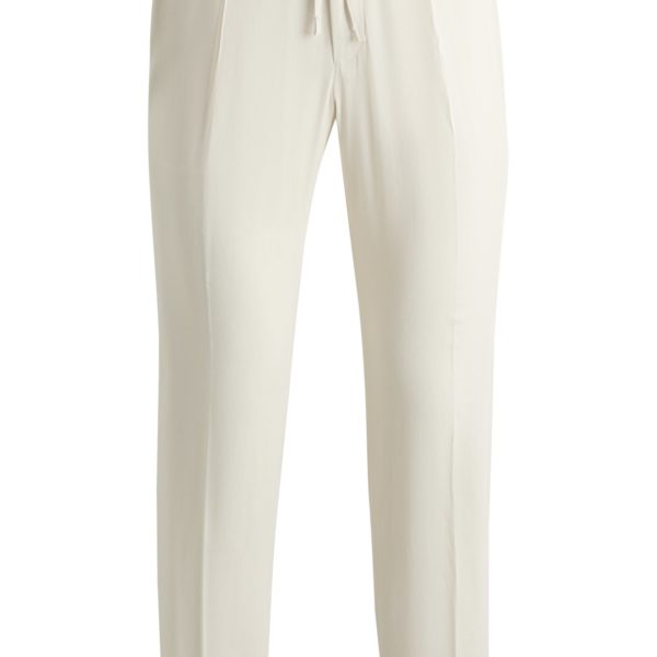 BOSS SELECTED BY SHOHEI OHTANI Pantalon Tapered en lin mélangé – Hugo Boss
