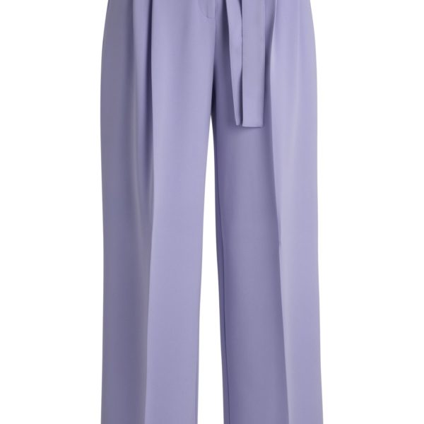 Pantalon coupe décontractée en crêpe japonais infroissable – Hugo Boss