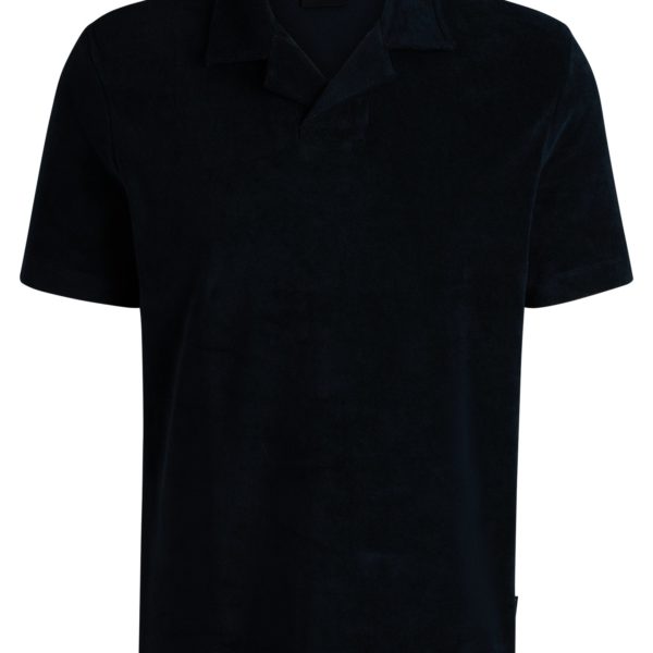 Polo à col Johnny en coton éponge – Hugo Boss