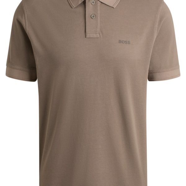Polo en piqué de coton avec logo imprimé – Hugo Boss