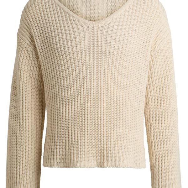Pull Oversized à manches longues et col V – Hugo Boss