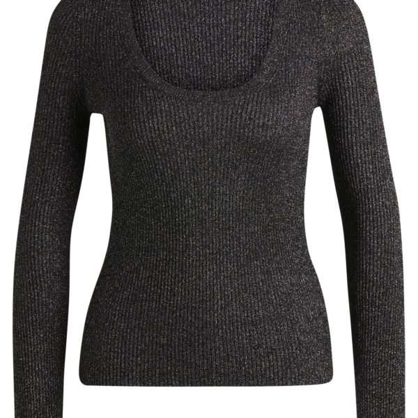 Pull Slim en fils doux et brillants – Hugo Boss