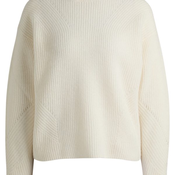 Pull côtelé à col montant – Hugo Boss