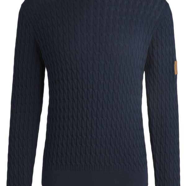 Pull d’équitation en coton à la structure torsadée – Hugo Boss