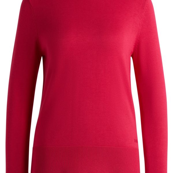 Pull en maille à bords roulottés – Hugo Boss