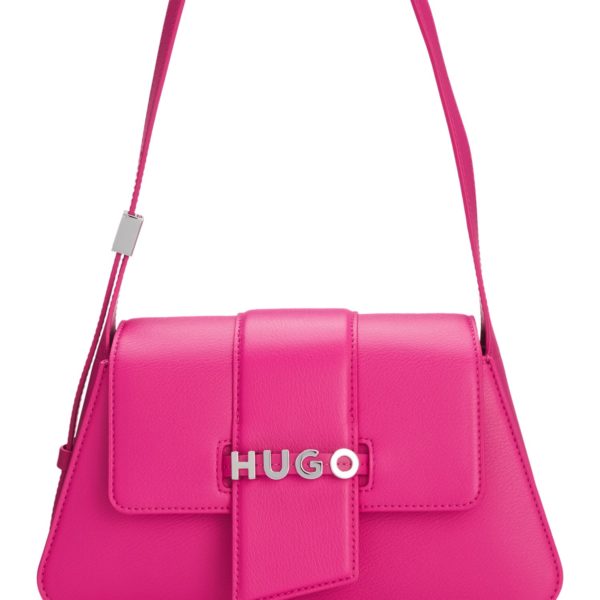Sac à bandoulière en similicuir avec garniture logotée – Hugo Boss