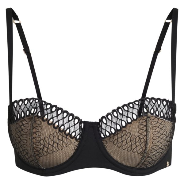 Soutien-gorge balconnet à motifs œillets – Hugo Boss