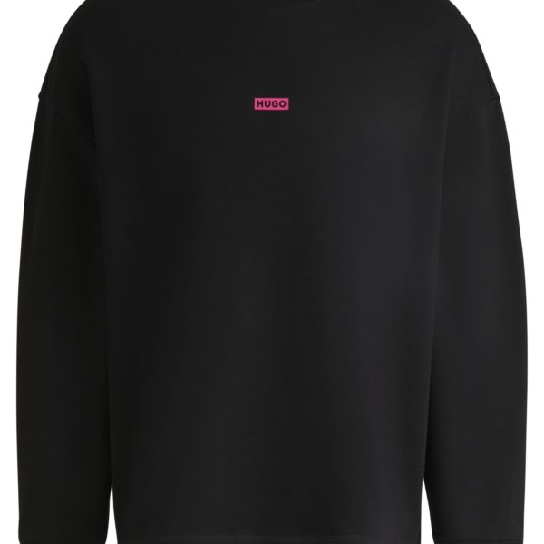Sweat en molleton de coton avec logo imprimé – Hugo Boss