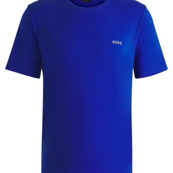 T-shirt Regular en coton stretch à logo brodé – Hugo Boss