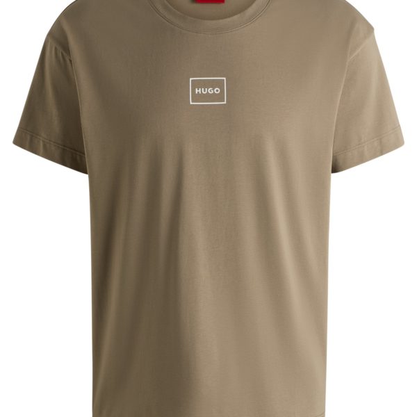 T-shirt Relaxed en coton stretch à logo imprimé – Hugo Boss
