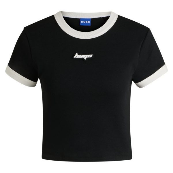 T-shirt court en coton à imprimé graphique – Hugo Boss