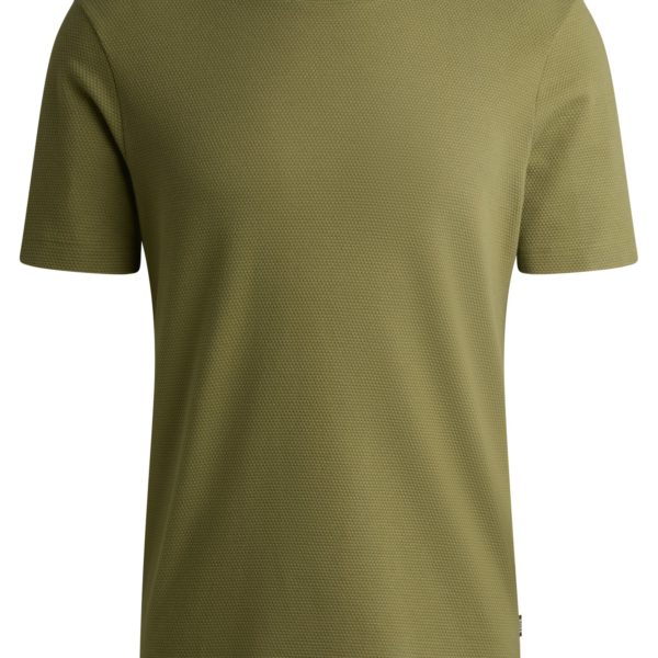 T-shirt en coton mélangé à la structure jacquard effet bulle – Hugo Boss