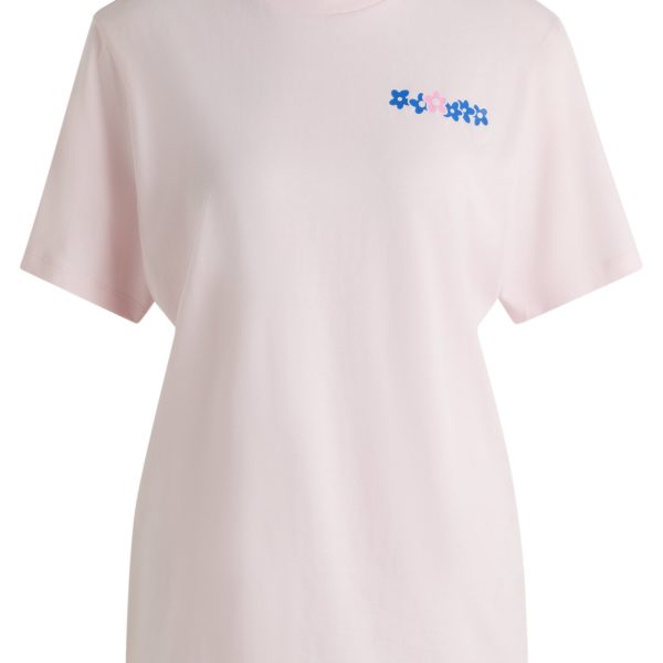 T-shirt en jersey de coton à logo artistique – Hugo Boss