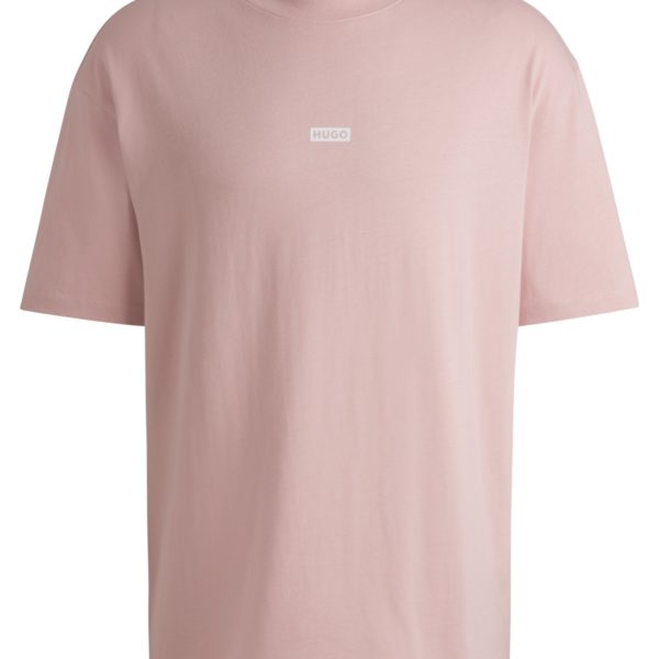 T-shirt en jersey de coton avec logo de la nouvelle saison – Hugo Boss
