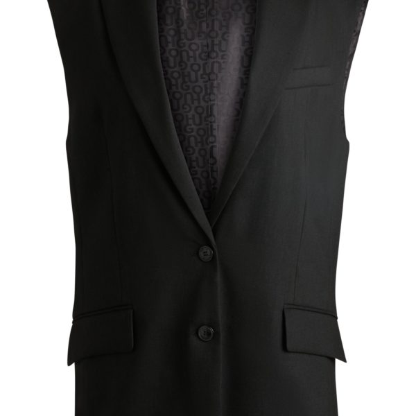 Veste Oversize sans manches en lin mélangé – Hugo Boss