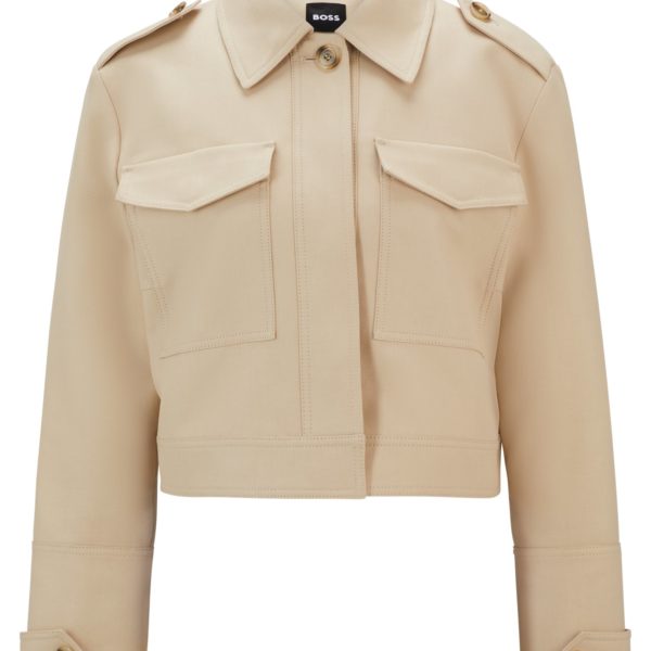 Veste Regular en coton mélangé – Hugo Boss