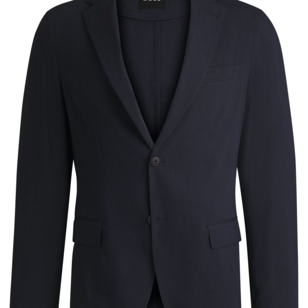 Veste Slim en mélange de lin et de stretch – Hugo Boss