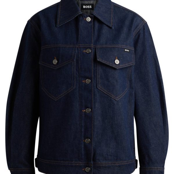 Veste camionneur en denim stretch confortable – Hugo Boss
