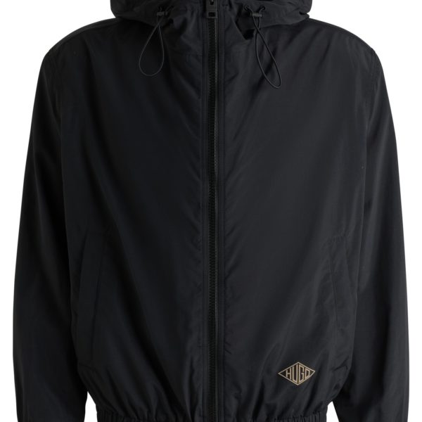 Veste coupe-vent à capuche avec doublure en mesh – Hugo Boss