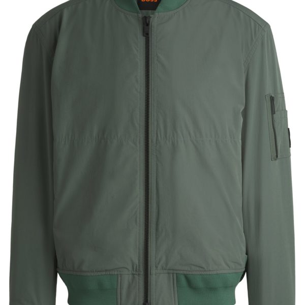 Veste déperlante avec poche zippée sur une manche – Hugo Boss