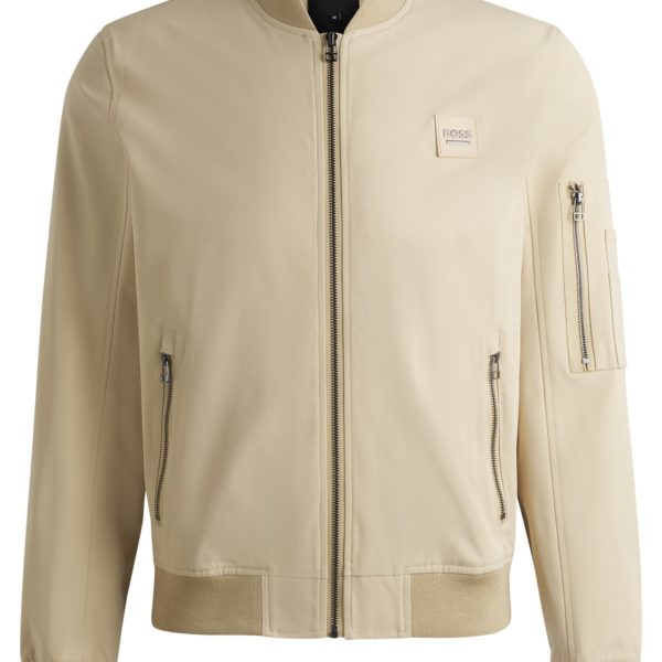 Veste d’équitation imitation coton avec patch logoté – Hugo Boss