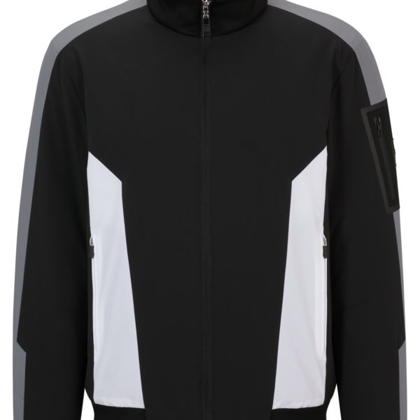Veste matelassée déperlante avec poche logotée sur une manche – Hugo Boss