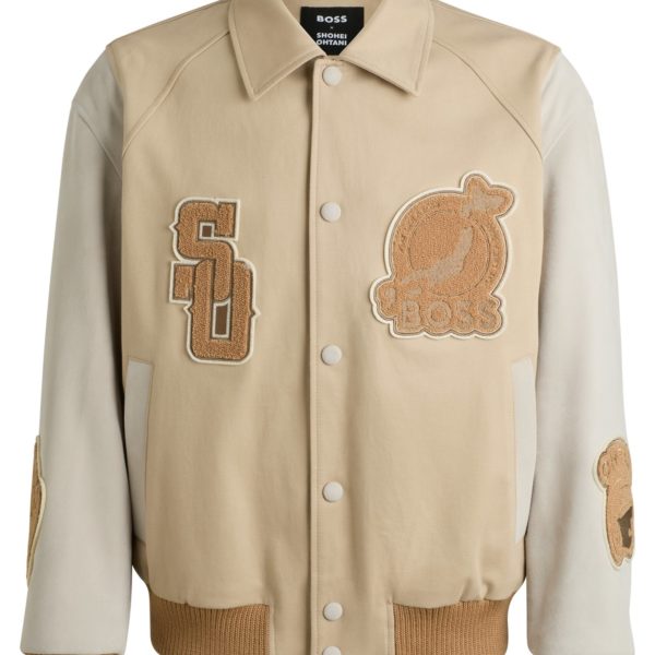 Veste style universitaire BOSS x Shohei Ohtani avec motif spécial – Hugo Boss