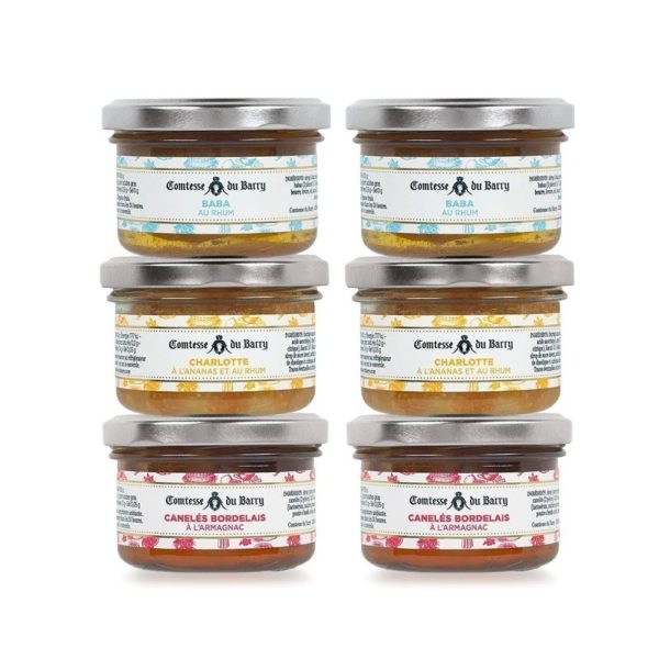 L’assortiment douceurs 6 bocaux-Comtesse du Barry