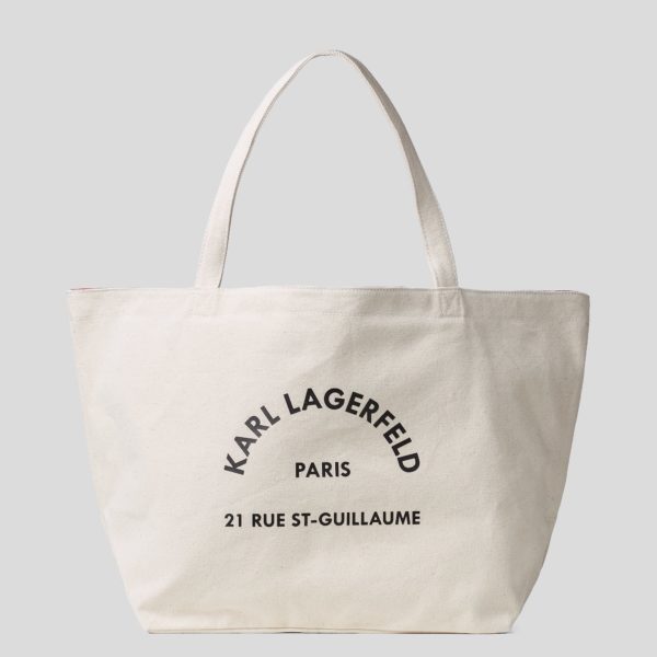 Karl Lagerfeld, Sac Shopper Rue St-guillaume, Femme, Naturel, Taille: X00