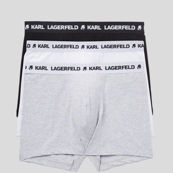 Karl Lagerfeld, Caleçon Logo Karl Monochrome – Lot De 3, Homme, Multi, Taille: XXS