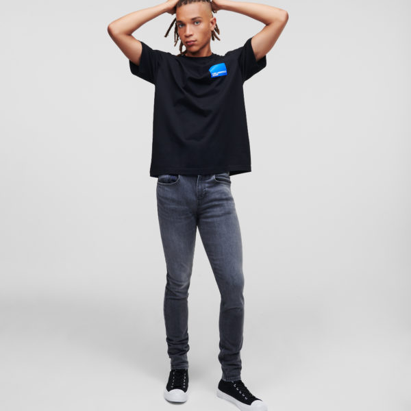 KL Jeans, T-shirt À Manches Courtes Klj, Homme, Noir, Taille: XXS