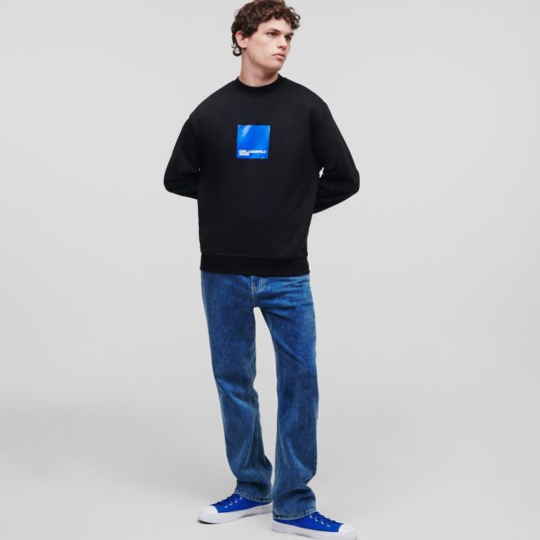 KL Jeans, Sweat-shirt Klj, Homme, Noir, Taille: XXS
