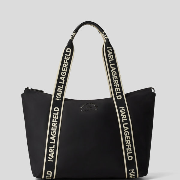Karl Lagerfeld, Cabas Avec Détail En Métal Rue St-guillaume, Femme, Noir, Taille: X00