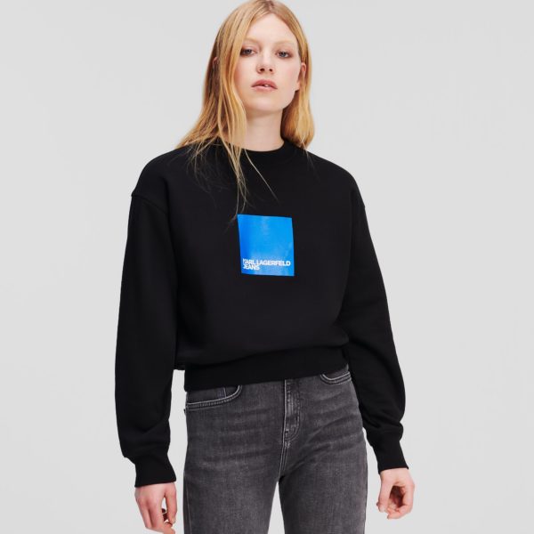 KL Jeans, Sweat-shirt Klj, Femme, Noir, Taille: XXXL